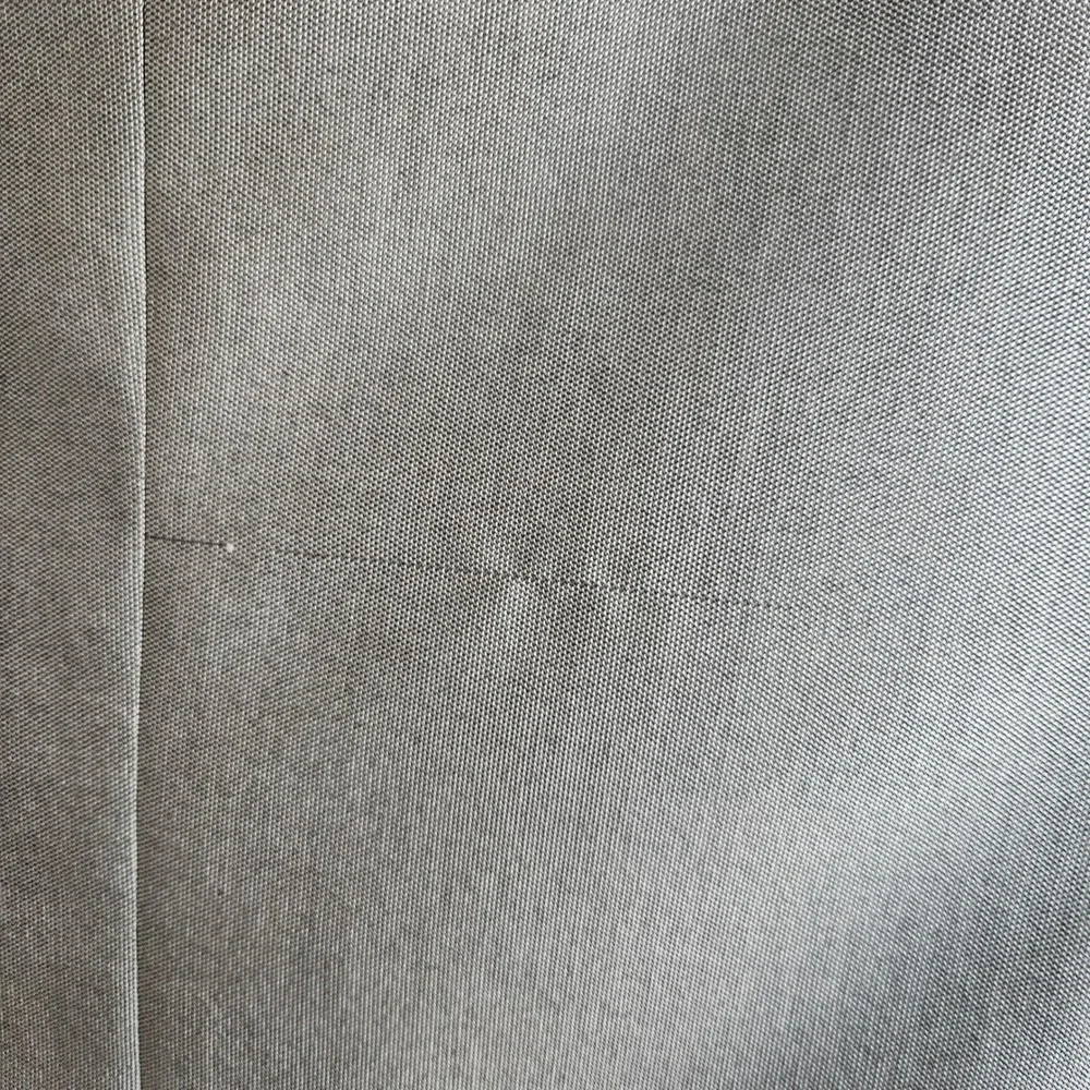 Eleganza Giorgio Sanetti Mens Silver Sharkskin Suit 42R Blazer 34W Pants 2pc